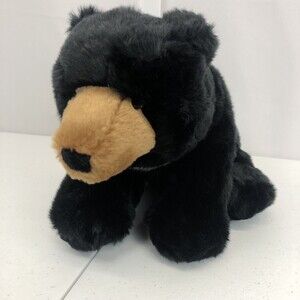 Wild Republic 12" Black Bear Cub Baby Soft Plush Stuffed Animal Toy Realistic